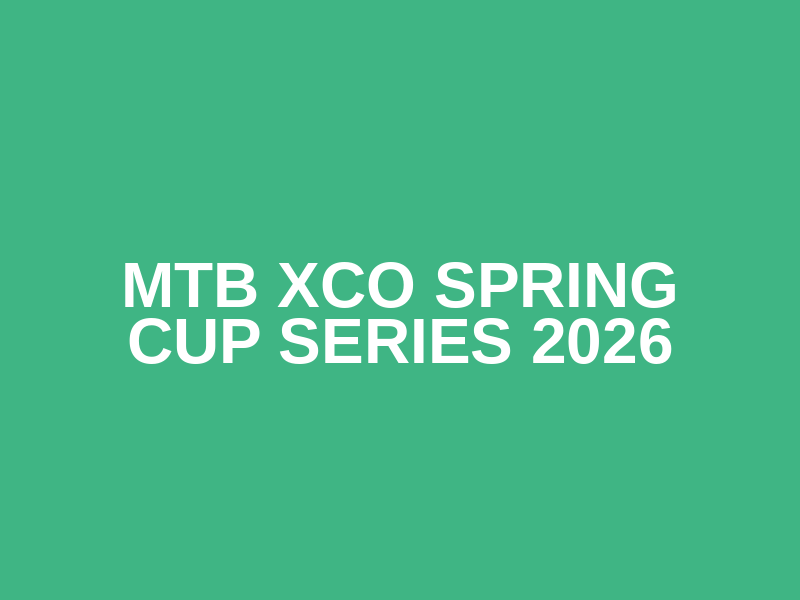 MTB XCO Spring Cup Series 2026 Logo