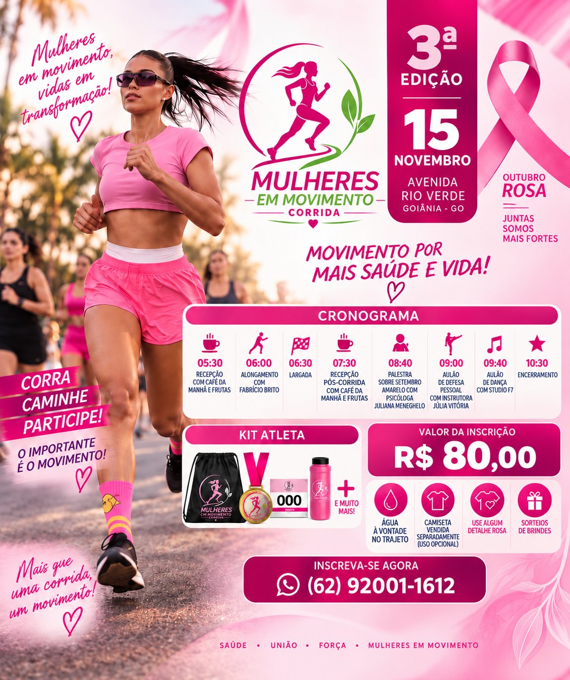 MULHERES EM MOVIMENTO - CORRIDA