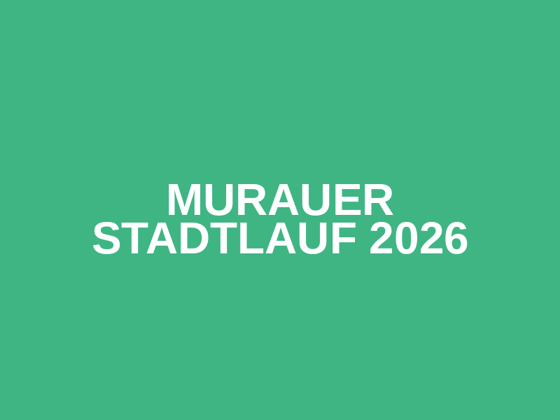 Murauer Stadtlauf 2026 Logo