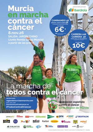 Murcia en Marcha Contra el Cáncer 2026