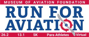 Museum of Aviation Marathon, Half Marathon & 5K and Hand Cycle Race Logo