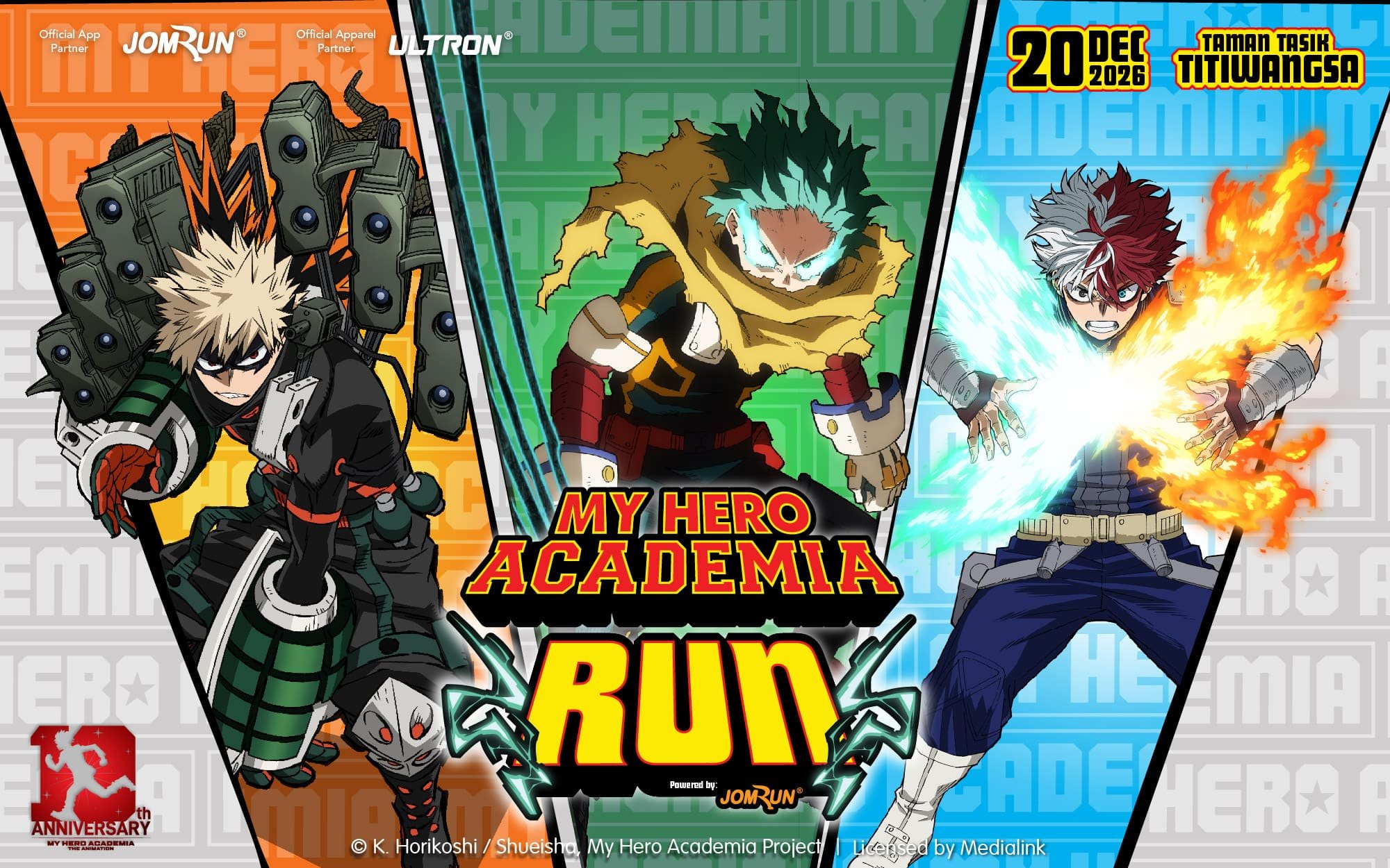 My Hero Academia Run Powered by JomRun®