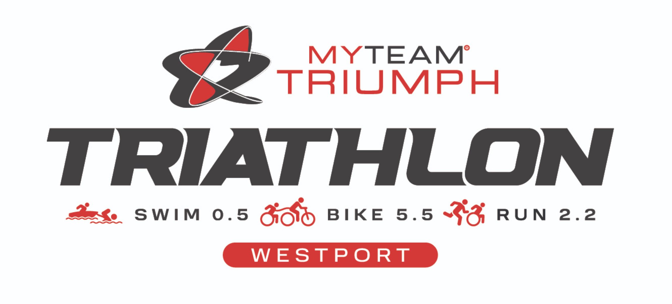 myTeam Triumph Westport Triathlon Logo