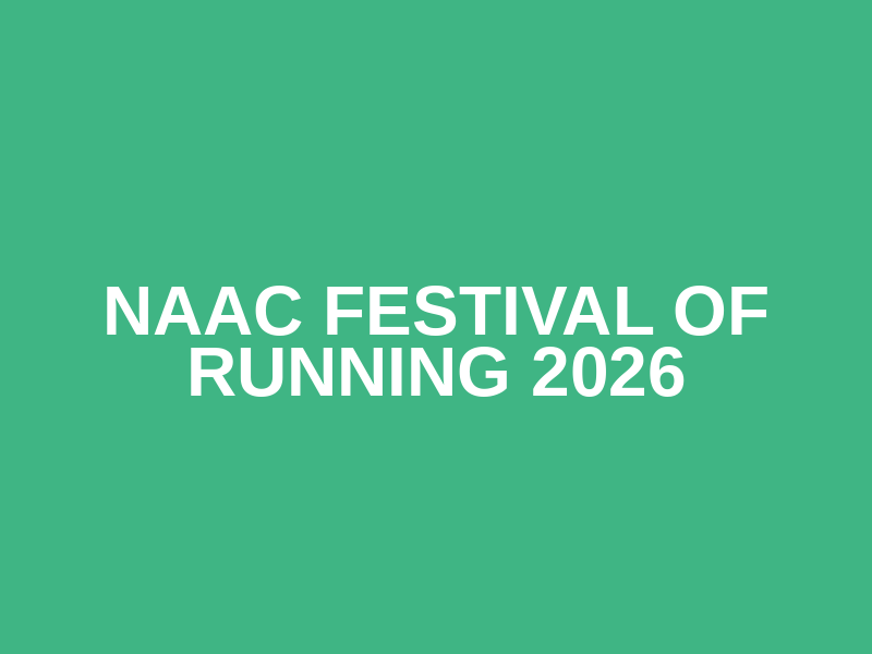 NAAC Festival of Running 2026 Logo