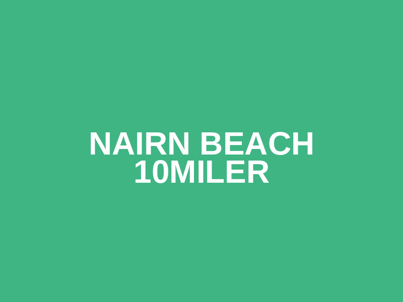 Nairn Beach 10Miler Logo