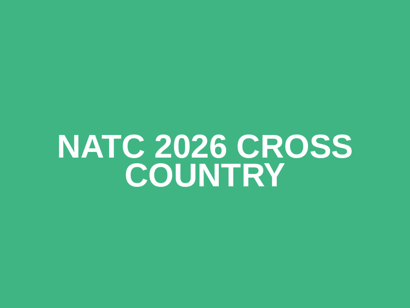 NATC 2026 Cross Country Logo