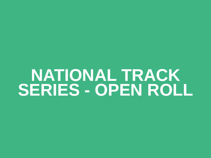 National Track Series - Open Roll Logo