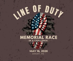 NE MS Line of Duty Memorial Race Logo