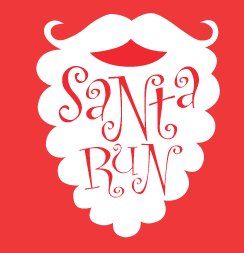 New Canaan Santa Run Logo