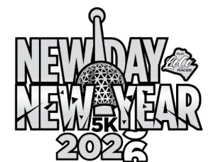 New Day * New Year 5k & HNY Fun Run (In person & Virtual) Logo