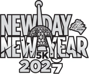 New Day * New Year 5k & HNY Fun Run (In person & Virtual) Logo
