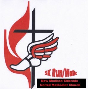 New Madison Eldorado United Methodist 5K Mission Run/Walk Logo