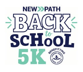 New Path Back to School 5K and Virtual 5K Logo