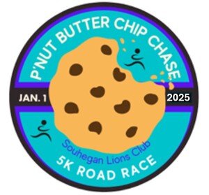 New Year's Day Peanut Butter Chip Chase 5K Walk/Run Logo