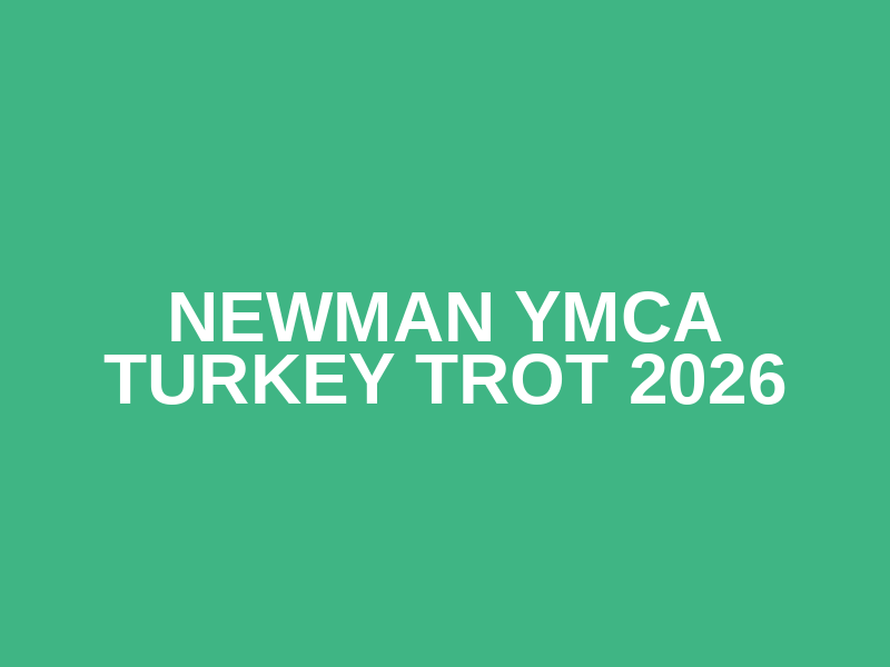 Newman YMCA Turkey trot 2026 Logo