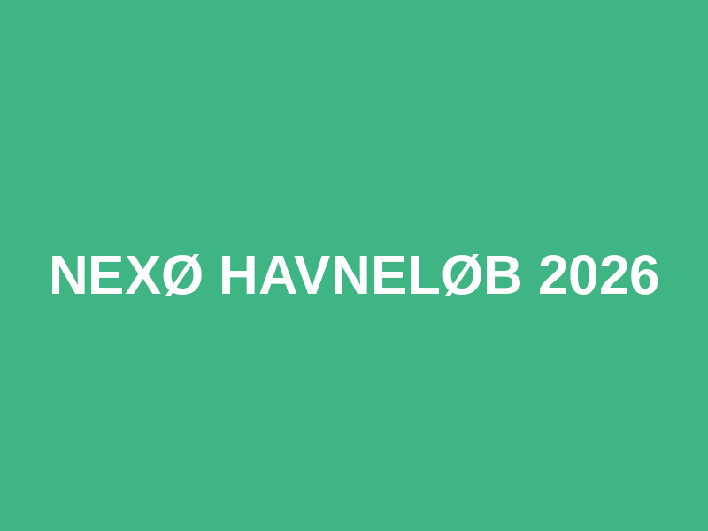 Nexø Havneløb 2026