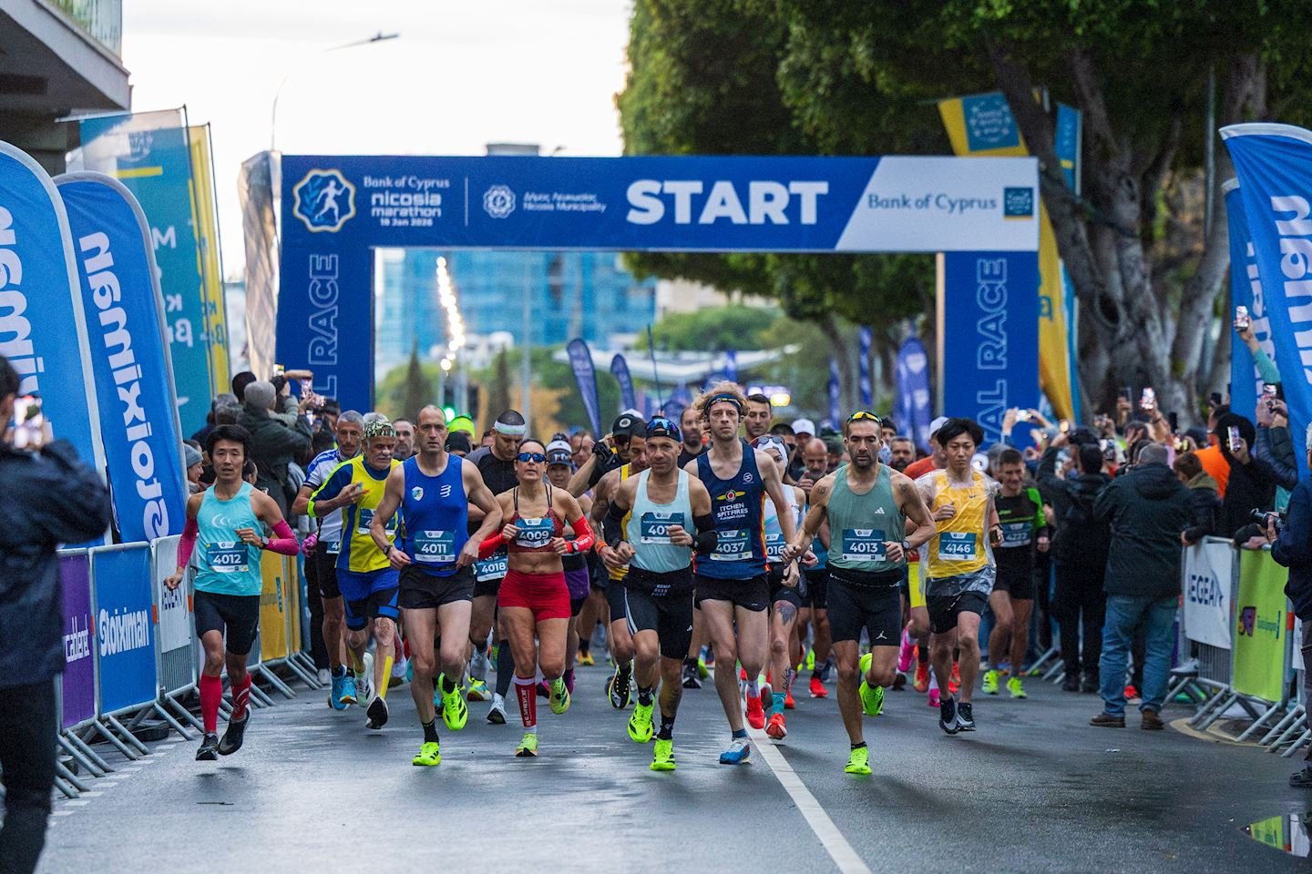 Bank of Cyprus Nicosia Marathon Logo