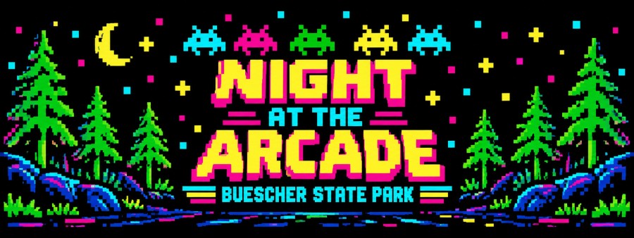 Night at the Arcade Trail Run Logo