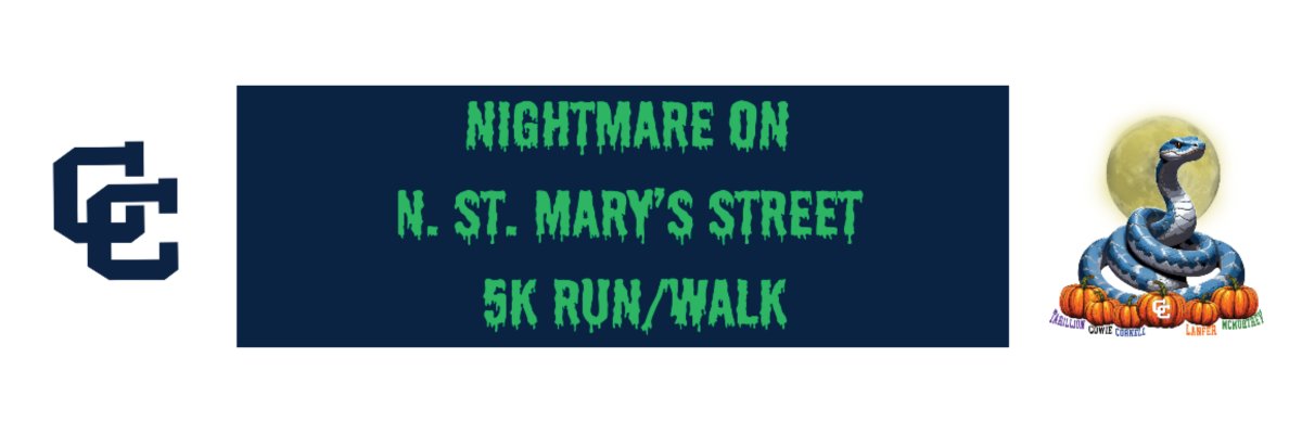 Nightmare on N. St. Mary’s Street 5k Run/ Walk 