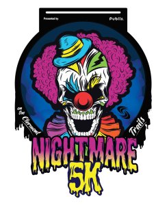 Nightmare on the Clermont Trails 5K Logo