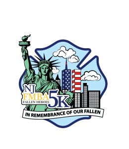 NJ FMBA Fallen Heroes 5K Logo