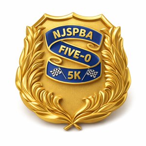NJSPBA Five-O 5k Logo