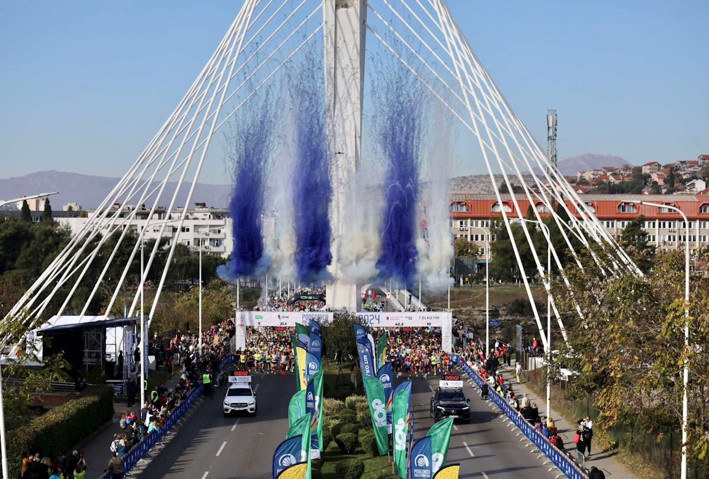 NLB Podgorica Millennium Run Logo