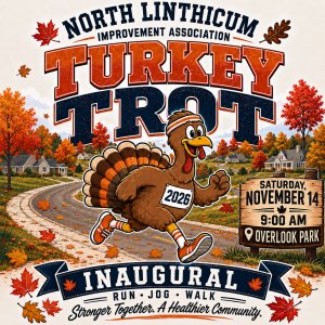 North Linthicum Improvement Association Turkey Trot 5k and Fun Walk Logo