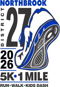 Northbrook District 27 PTA 5K, 1 Mile and Kid's Dash Logo