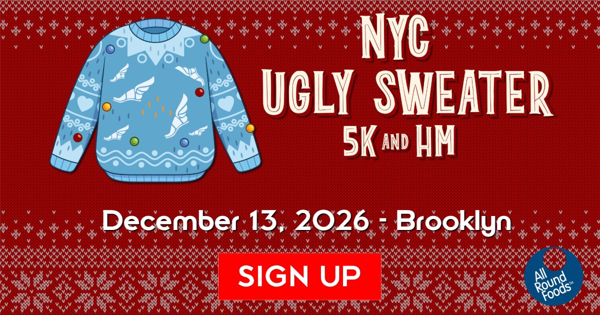 NYC Ugly Sweater 5K & HM NSRF 2026 Logo