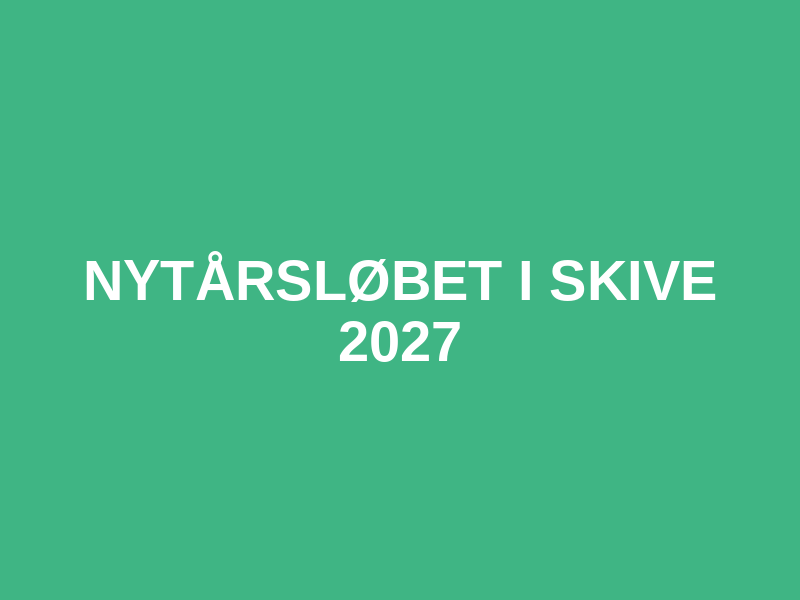 Nytårsløbet i Skive 2027 Logo
