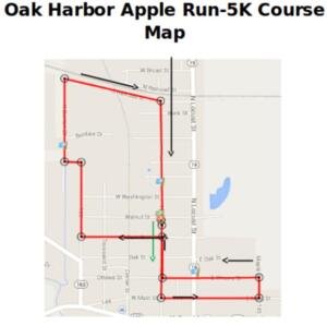 Oak Harbor Apple Run Logo
