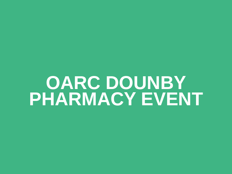 OARC Dounby Pharmacy Event Logo