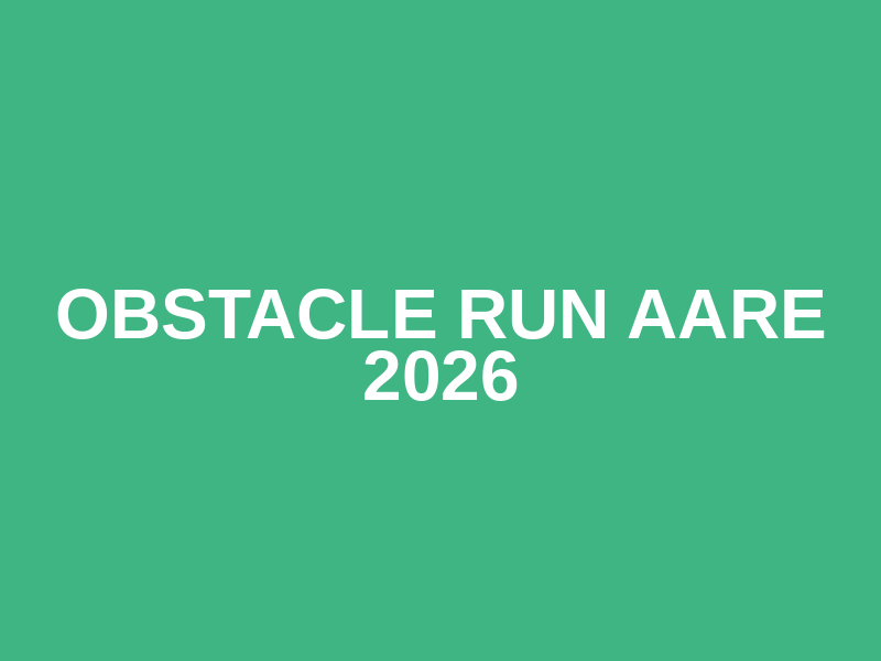 Obstacle Run Aare 2026 Logo