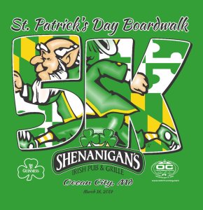 OCMD ST. Patrick’s Day Boardwalk  5k 2025