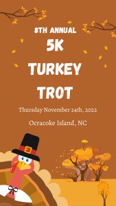 Ocracoke Island 5K Turkey Trot Logo