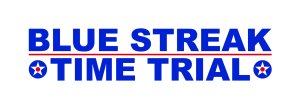 October Blue Streak Bike Time Trial Logo