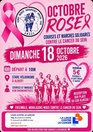 Octobre Rose à Albert Logo