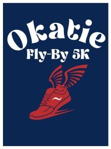 Okatie - Fly By 5K Logo