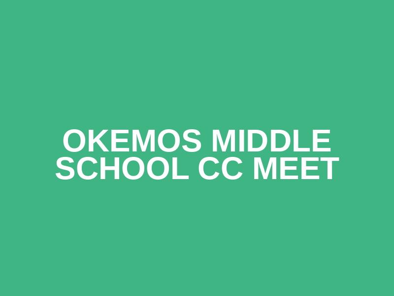 Okemos Middle School CC Meet Logo