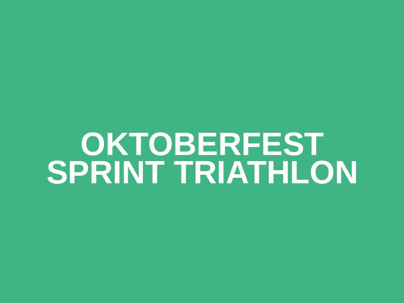 Oktoberfest Sprint Triathlon Logo