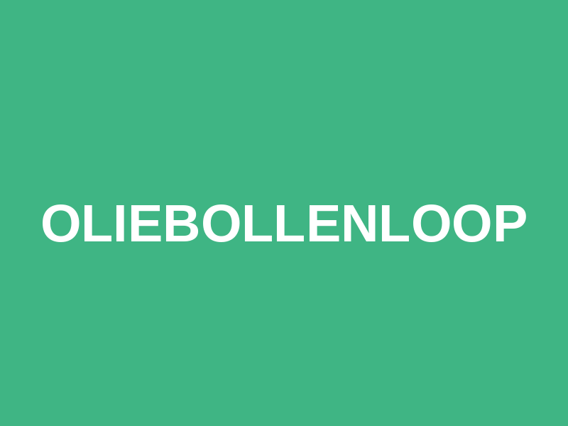 Oliebollenloop