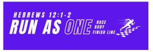 One Body. One Race. One Finish Line 5k Logo