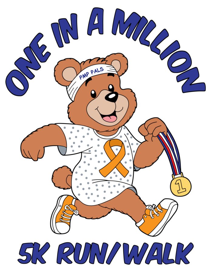 One In A Million 5K Run/Walk Logo