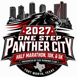 One Step Panther City Half Marathon, 10K, & 5K Logo