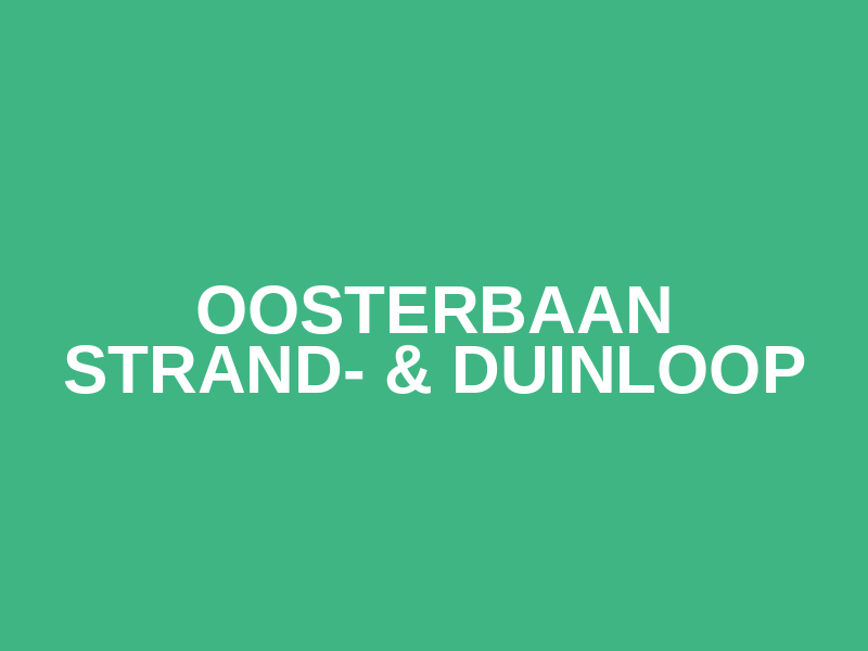 Oosterbaan Strand- & Duinloop Logo