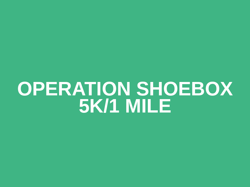 Operation Shoebox 5k/1 Mile Logo