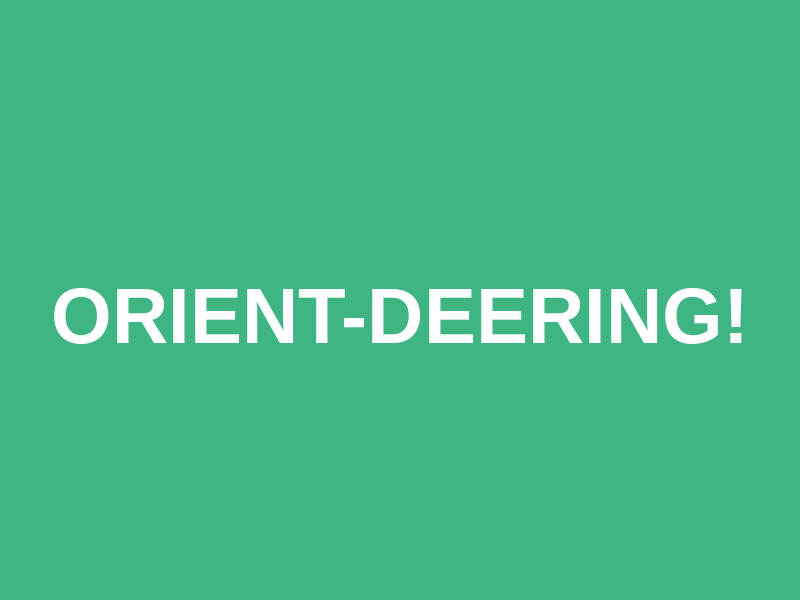 Orient-deering! Logo