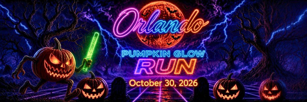 Orlando Halloween Pumpkin Glow Run 5K (Night)