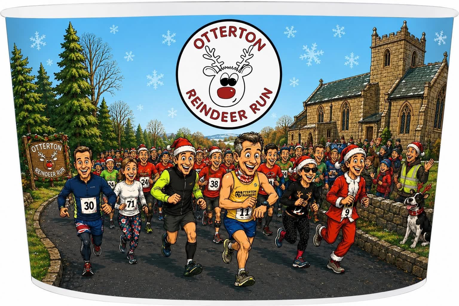 Otterton Reindeer Run Logo